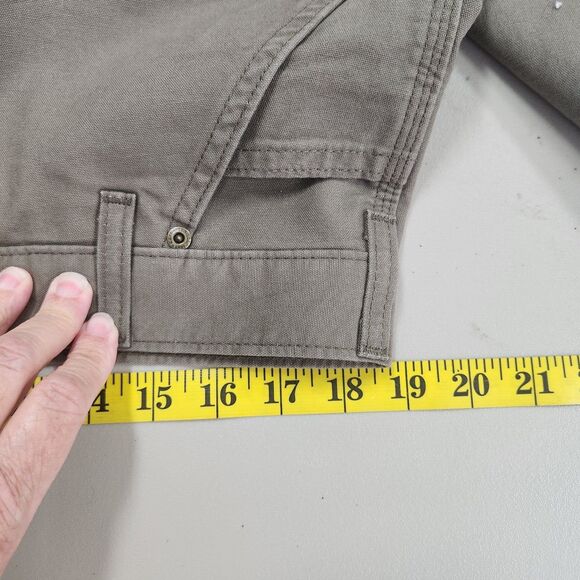 Utility Cargo Workwear Carhart Double Front Work Pants Size 36X30 Mushroom - Picture 7 of 12